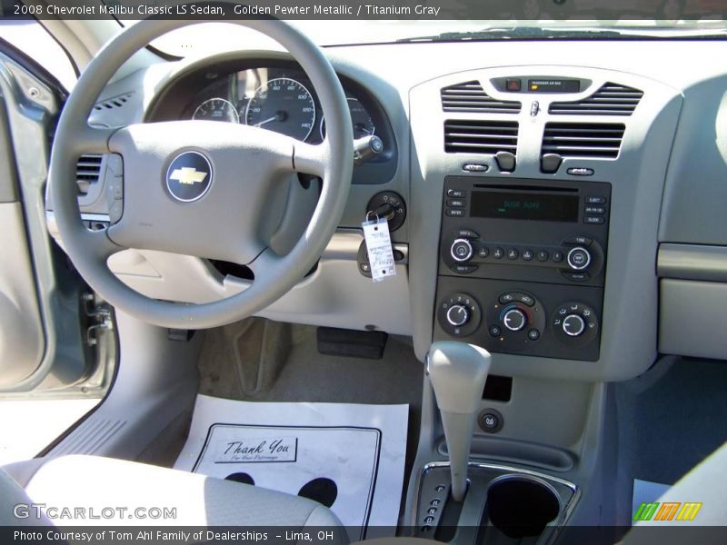 Golden Pewter Metallic / Titanium Gray 2008 Chevrolet Malibu Classic LS Sedan
