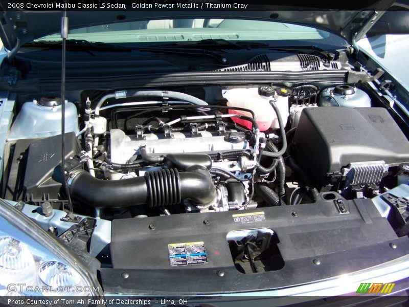Golden Pewter Metallic / Titanium Gray 2008 Chevrolet Malibu Classic LS Sedan