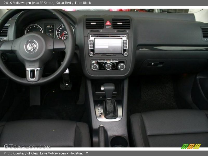Salsa Red / Titan Black 2010 Volkswagen Jetta SE Sedan