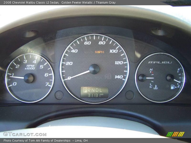 Golden Pewter Metallic / Titanium Gray 2008 Chevrolet Malibu Classic LS Sedan