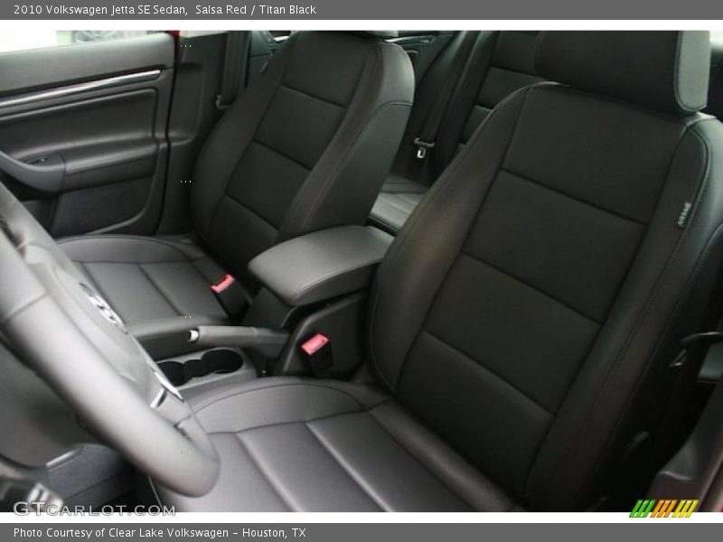 Salsa Red / Titan Black 2010 Volkswagen Jetta SE Sedan