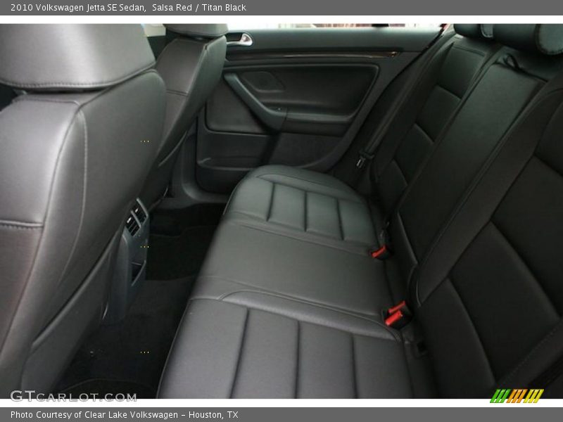 Salsa Red / Titan Black 2010 Volkswagen Jetta SE Sedan