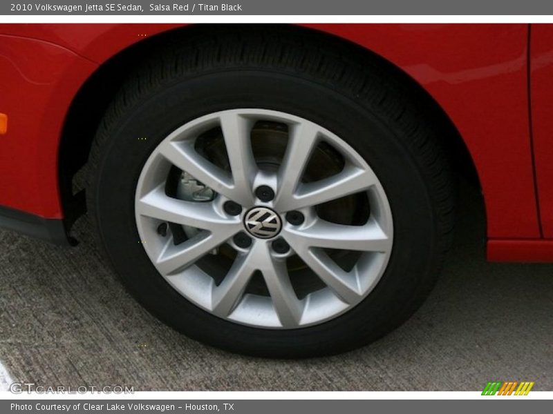 Salsa Red / Titan Black 2010 Volkswagen Jetta SE Sedan