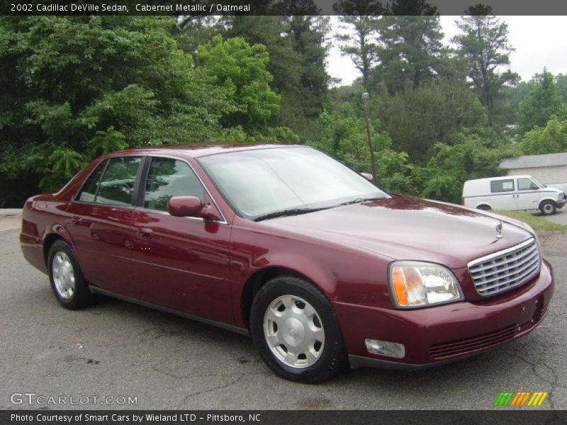 Cabernet Metallic / Oatmeal 2002 Cadillac DeVille Sedan