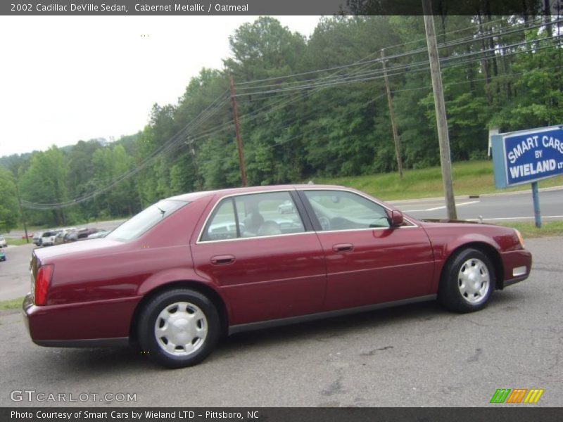 Cabernet Metallic / Oatmeal 2002 Cadillac DeVille Sedan