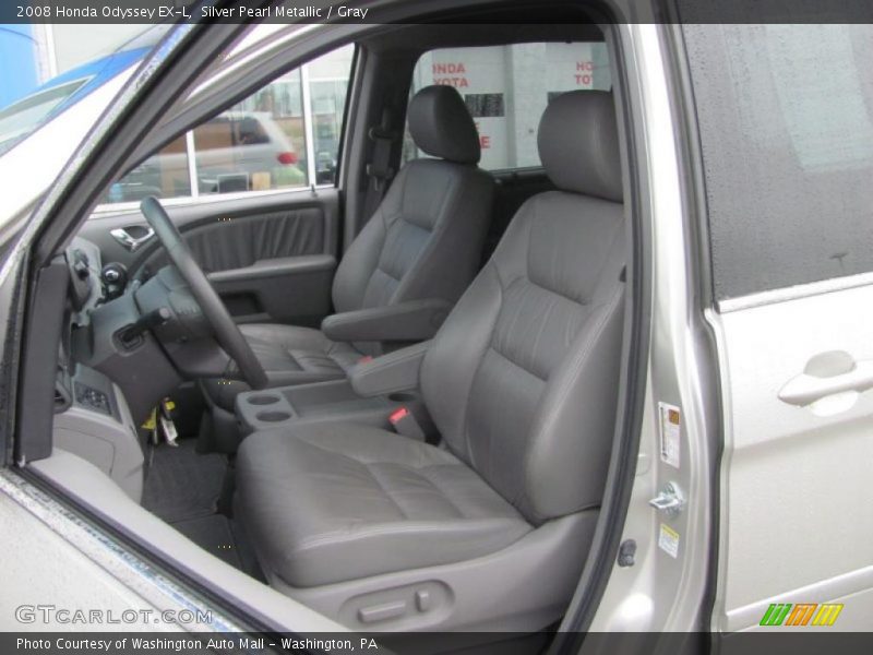 Silver Pearl Metallic / Gray 2008 Honda Odyssey EX-L