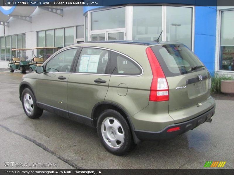 Green Tea Metallic / Ivory 2008 Honda CR-V LX 4WD