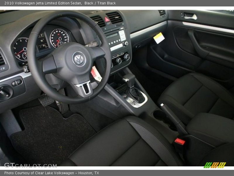 Black / Titan Black 2010 Volkswagen Jetta Limited Edition Sedan