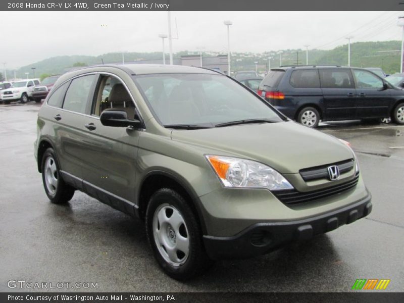 Green Tea Metallic / Ivory 2008 Honda CR-V LX 4WD