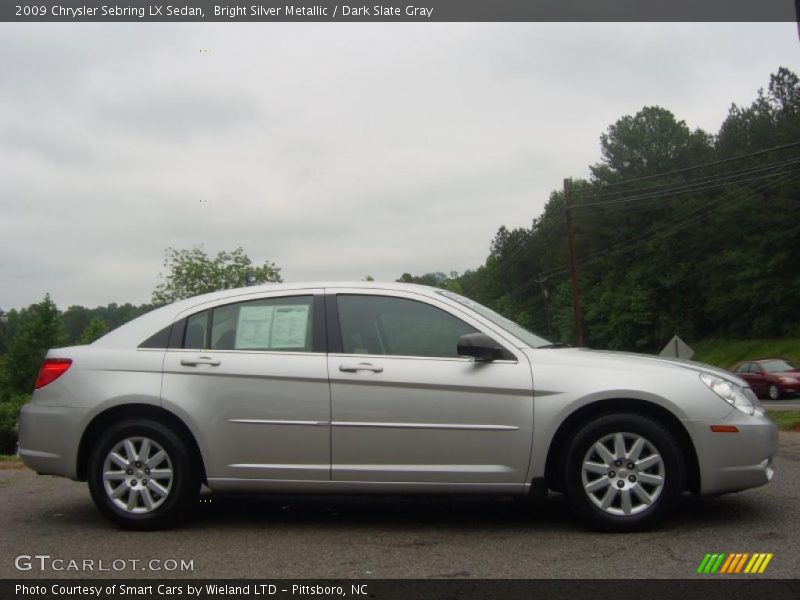Bright Silver Metallic / Dark Slate Gray 2009 Chrysler Sebring LX Sedan