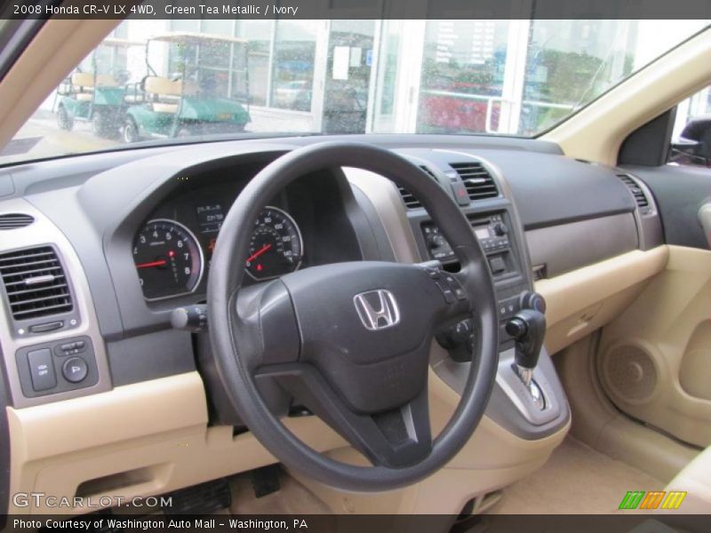 Green Tea Metallic / Ivory 2008 Honda CR-V LX 4WD