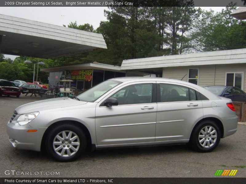 Bright Silver Metallic / Dark Slate Gray 2009 Chrysler Sebring LX Sedan