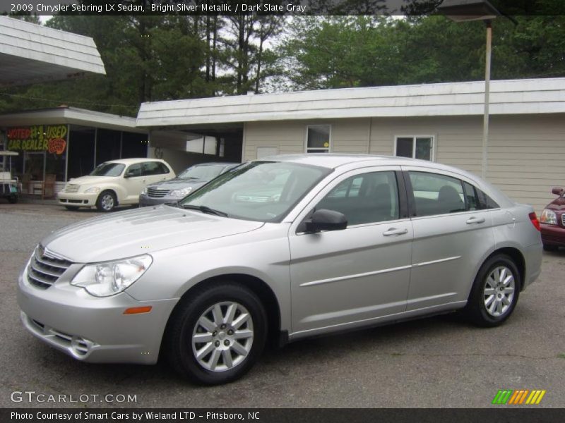 Bright Silver Metallic / Dark Slate Gray 2009 Chrysler Sebring LX Sedan