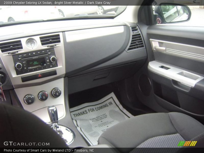 Bright Silver Metallic / Dark Slate Gray 2009 Chrysler Sebring LX Sedan