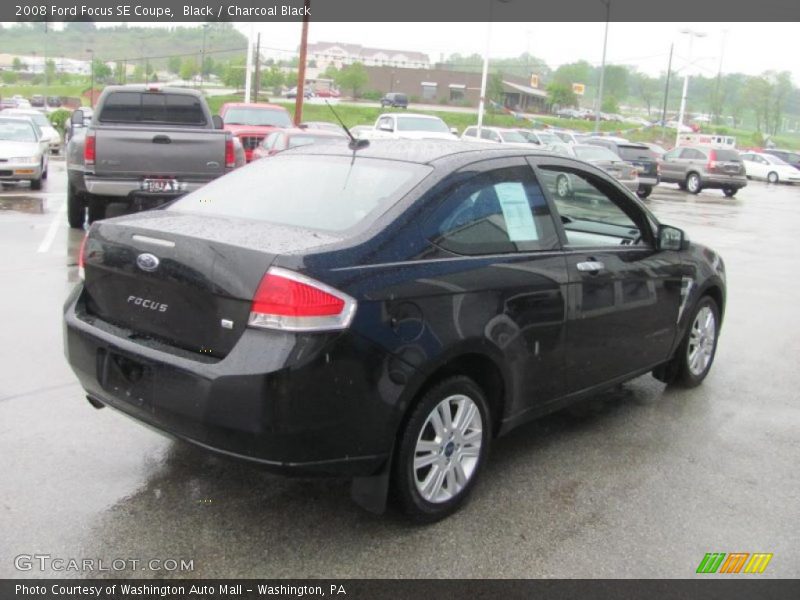 Black / Charcoal Black 2008 Ford Focus SE Coupe