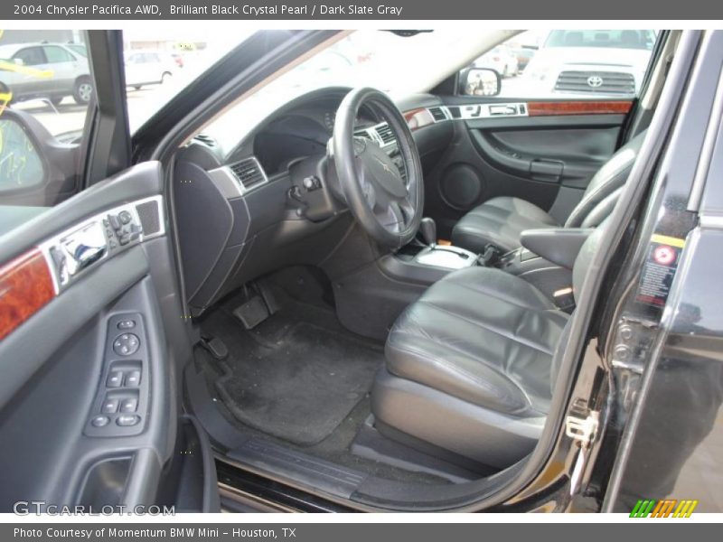 Brilliant Black Crystal Pearl / Dark Slate Gray 2004 Chrysler Pacifica AWD