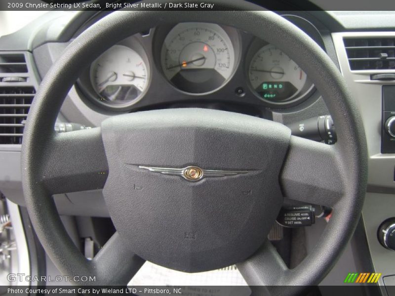 Bright Silver Metallic / Dark Slate Gray 2009 Chrysler Sebring LX Sedan