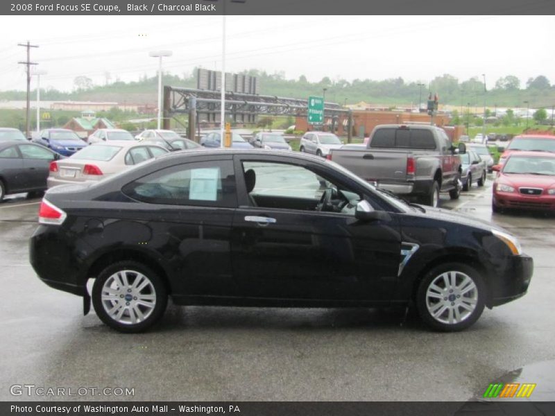 Black / Charcoal Black 2008 Ford Focus SE Coupe