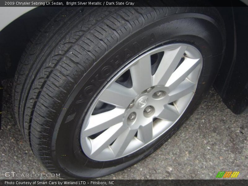 Bright Silver Metallic / Dark Slate Gray 2009 Chrysler Sebring LX Sedan