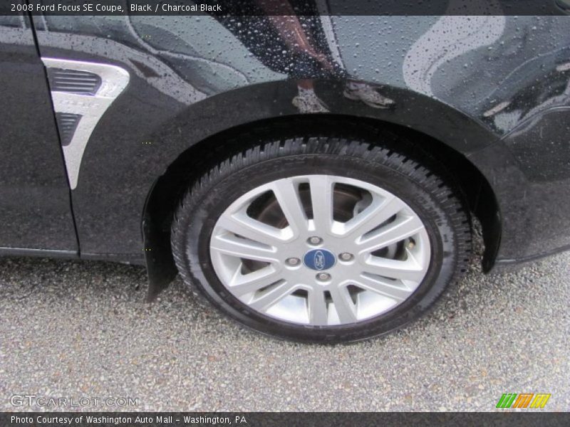 Black / Charcoal Black 2008 Ford Focus SE Coupe