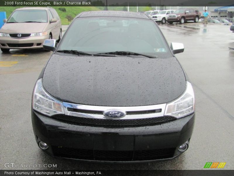 Black / Charcoal Black 2008 Ford Focus SE Coupe