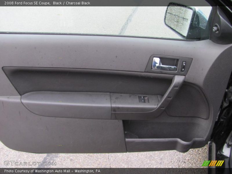 Black / Charcoal Black 2008 Ford Focus SE Coupe