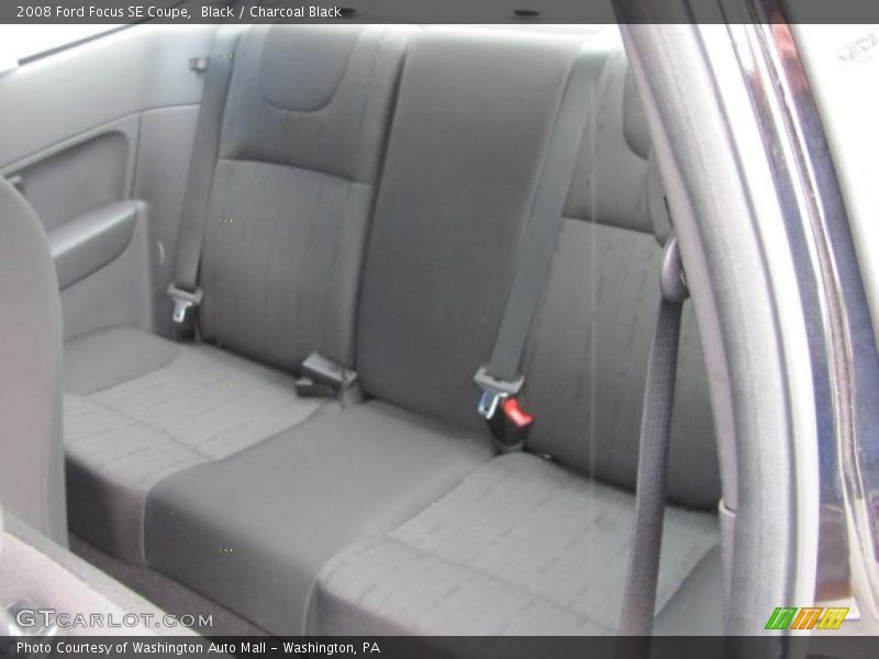 Black / Charcoal Black 2008 Ford Focus SE Coupe