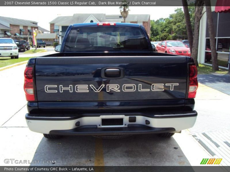 Dark Blue Metallic / Dark Charcoal 2007 Chevrolet Silverado 1500 Classic LS Regular Cab