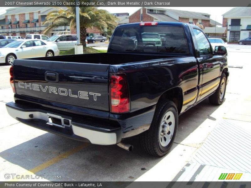 Dark Blue Metallic / Dark Charcoal 2007 Chevrolet Silverado 1500 Classic LS Regular Cab