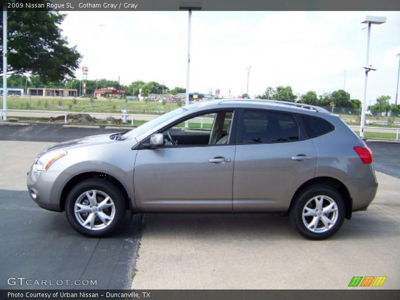 Gotham Gray / Gray 2009 Nissan Rogue SL