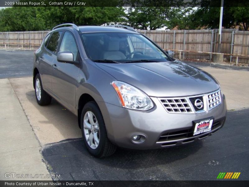 Gotham Gray / Gray 2009 Nissan Rogue SL