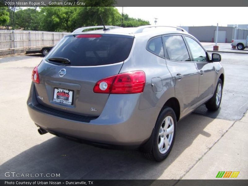 Gotham Gray / Gray 2009 Nissan Rogue SL