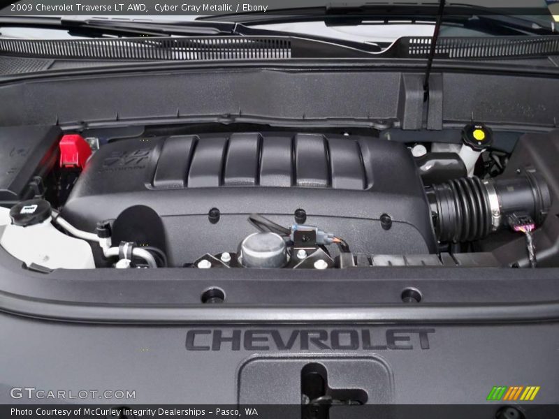 Cyber Gray Metallic / Ebony 2009 Chevrolet Traverse LT AWD