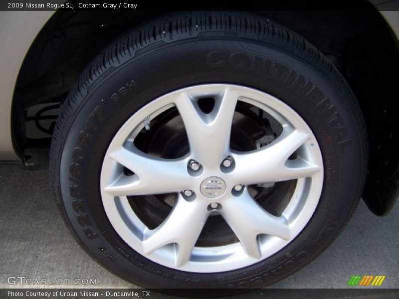 Gotham Gray / Gray 2009 Nissan Rogue SL