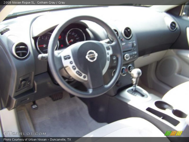 Gotham Gray / Gray 2009 Nissan Rogue SL