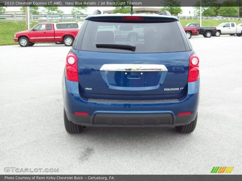 Navy Blue Metallic / Jet Black/Light Titanium 2010 Chevrolet Equinox LT AWD