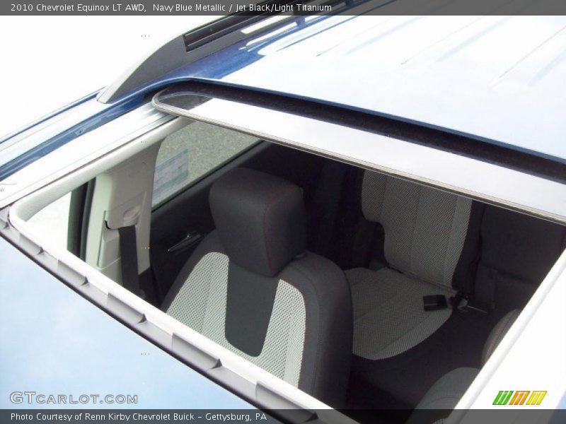 Navy Blue Metallic / Jet Black/Light Titanium 2010 Chevrolet Equinox LT AWD