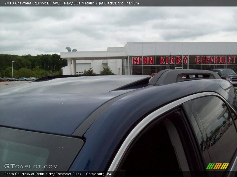 Navy Blue Metallic / Jet Black/Light Titanium 2010 Chevrolet Equinox LT AWD