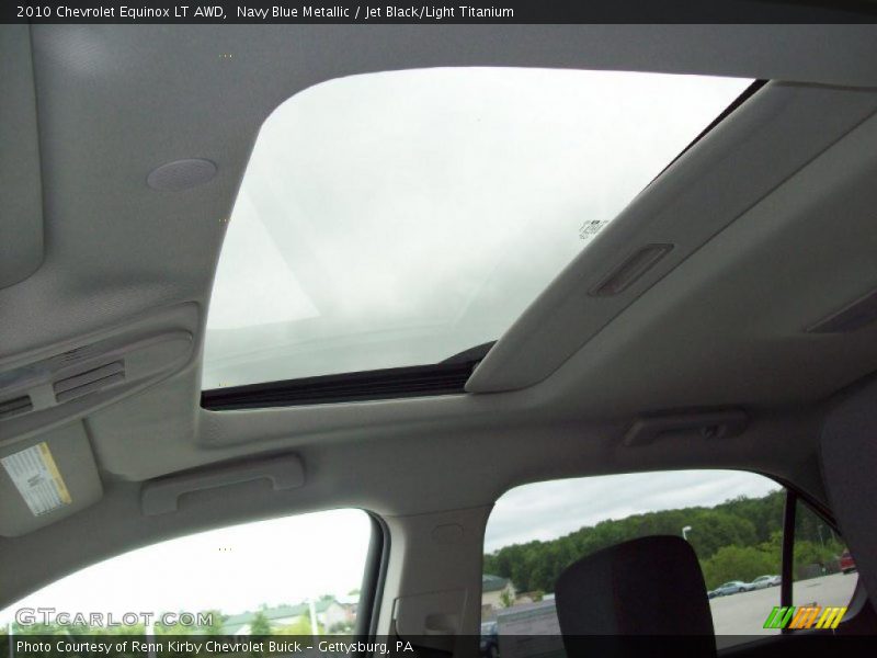 Navy Blue Metallic / Jet Black/Light Titanium 2010 Chevrolet Equinox LT AWD