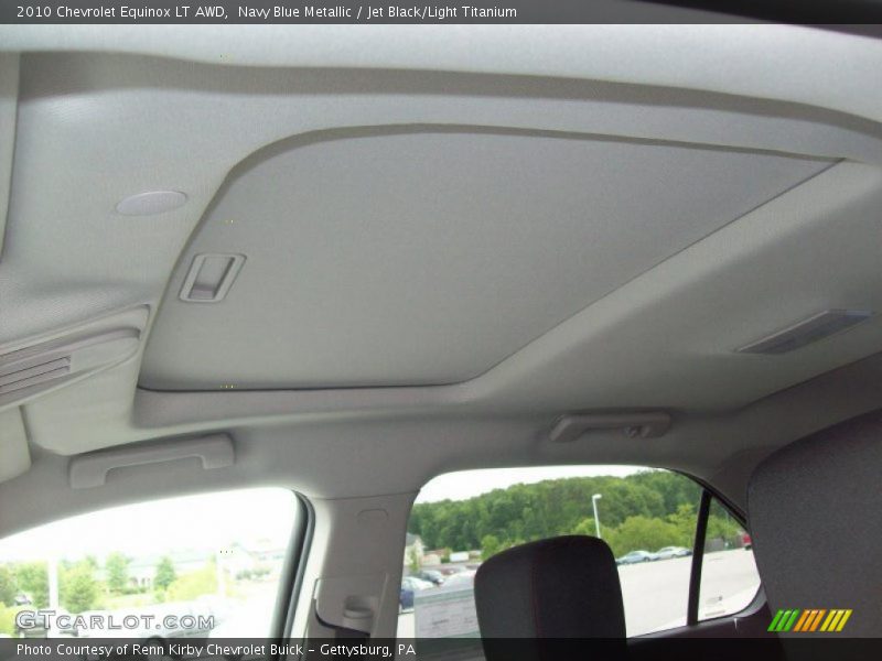 Navy Blue Metallic / Jet Black/Light Titanium 2010 Chevrolet Equinox LT AWD