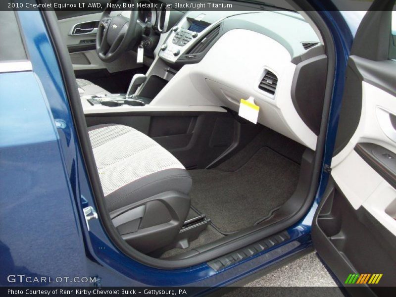Navy Blue Metallic / Jet Black/Light Titanium 2010 Chevrolet Equinox LT AWD