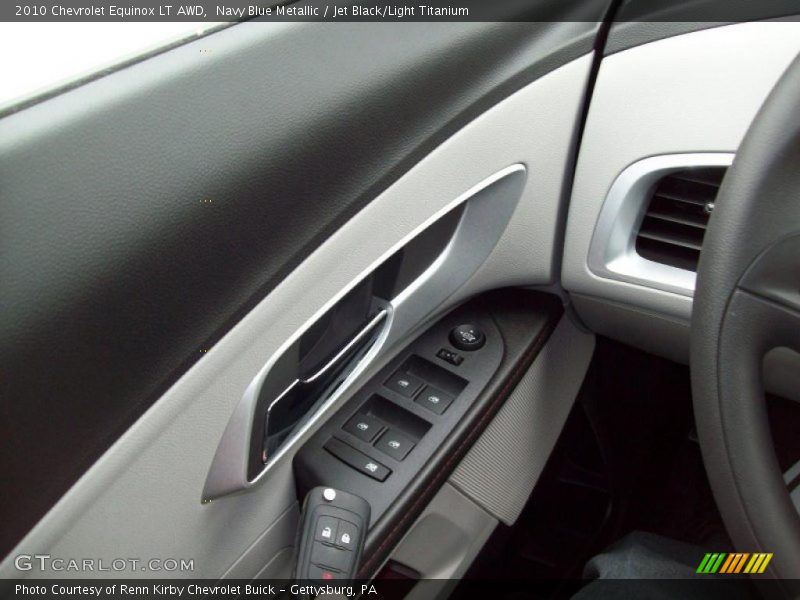 Navy Blue Metallic / Jet Black/Light Titanium 2010 Chevrolet Equinox LT AWD
