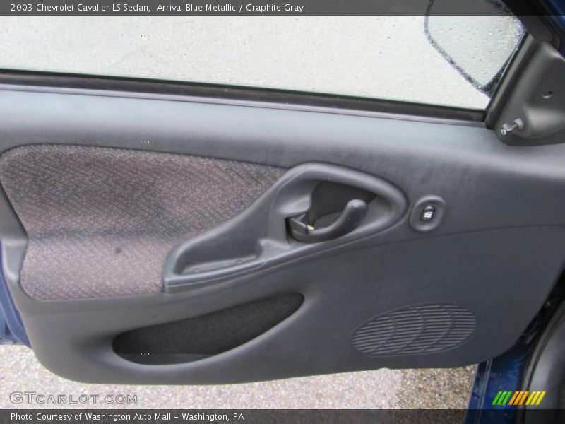 Arrival Blue Metallic / Graphite Gray 2003 Chevrolet Cavalier LS Sedan