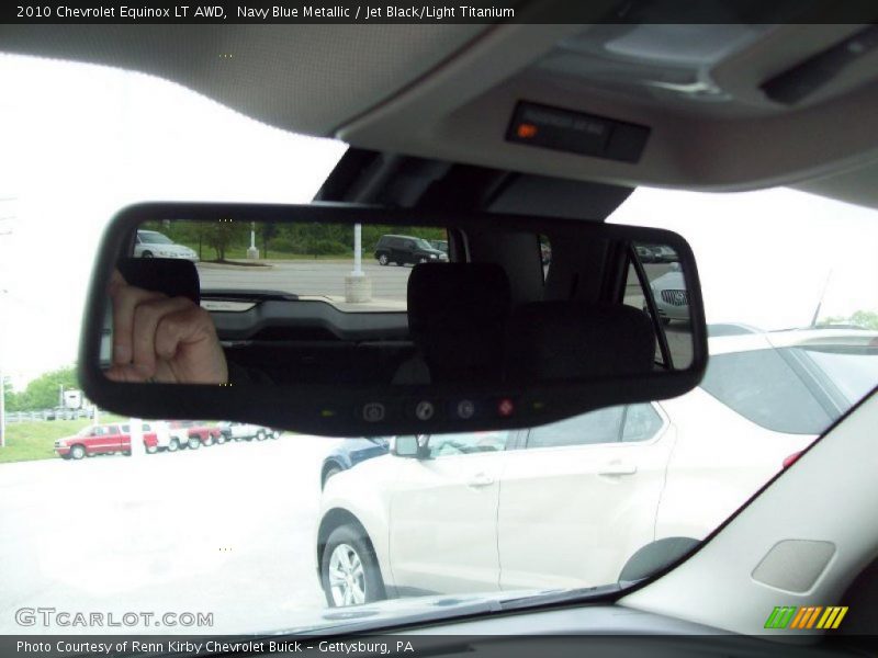 Navy Blue Metallic / Jet Black/Light Titanium 2010 Chevrolet Equinox LT AWD