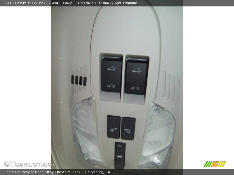 Navy Blue Metallic / Jet Black/Light Titanium 2010 Chevrolet Equinox LT AWD