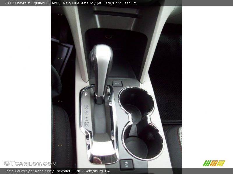 Navy Blue Metallic / Jet Black/Light Titanium 2010 Chevrolet Equinox LT AWD