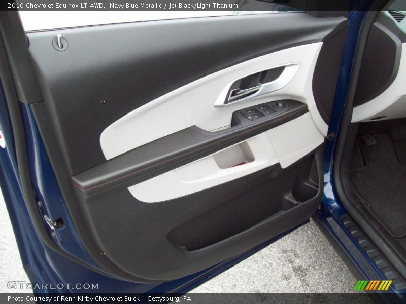 Navy Blue Metallic / Jet Black/Light Titanium 2010 Chevrolet Equinox LT AWD