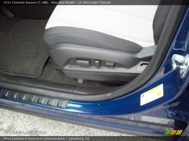 Navy Blue Metallic / Jet Black/Light Titanium 2010 Chevrolet Equinox LT AWD