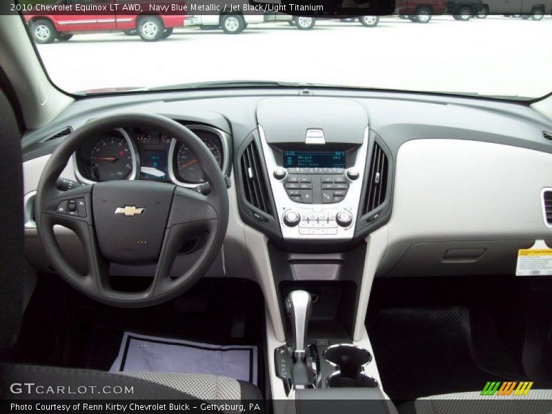 Navy Blue Metallic / Jet Black/Light Titanium 2010 Chevrolet Equinox LT AWD