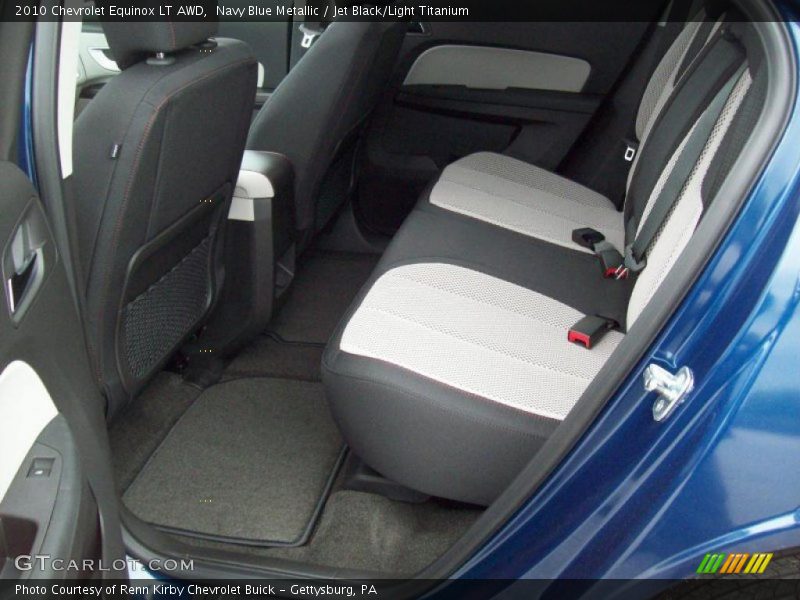Navy Blue Metallic / Jet Black/Light Titanium 2010 Chevrolet Equinox LT AWD